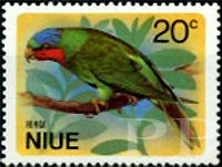 Vini australis (loreczka modroczapkowa), 1971